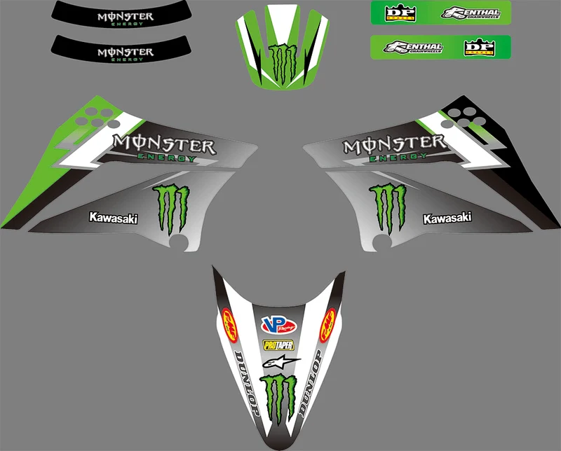 Kit Déco KAWASAKI KLX 110 2012-2018 - MONSTER