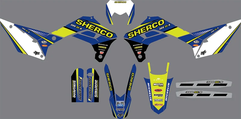 Kit déco Sherco SE SEF 2017-2024 - ORIGINE