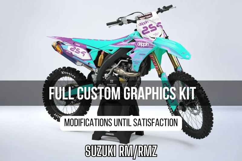 Kit Déco SUZUKI RM/RMZ 100% personnalisé