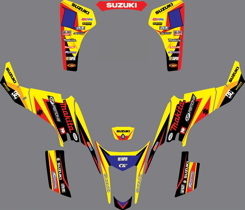 Kit Déco SUZUKI LTZ 400 2003-2008 MAKITA (modèle carburateur)