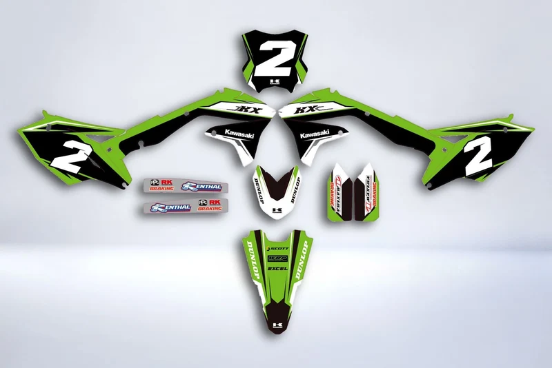 Kit déco KAWASAKI KXF 450 2016-2018 - ORIGINE #1