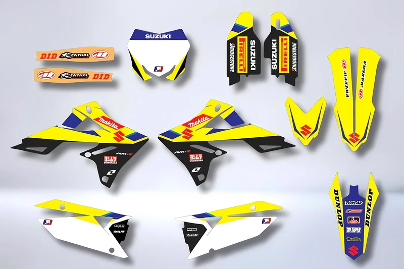 Kit Déco SUZUKI RM-Z 450 2018-2025 & RM-Z 250 2019-2025 - ORIGINAL
