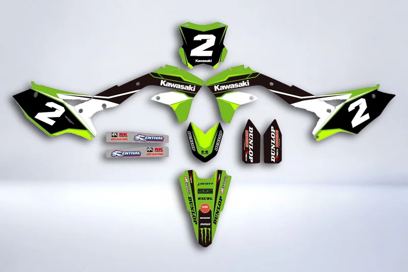 Kit déco KAWASAKI KXF 450 2016-2018 - ORIGINE #2