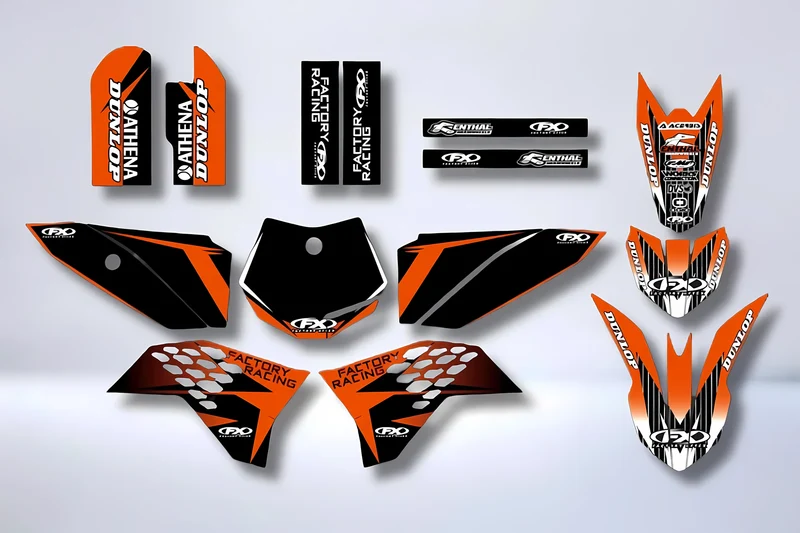 Kit déco KTM SX 50 2009-2015 - FACTORY RACING