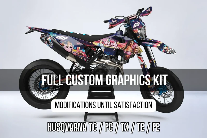 Kit Déco HUSQVARNA TC / FC / TX / TE / FE 100% personnalisé