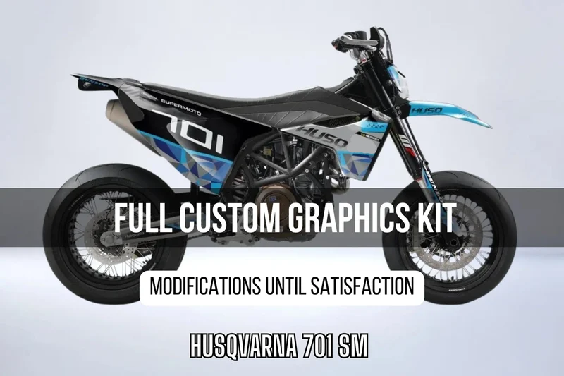 Kit Déco HUSQVARNA 701 SM 100% personnalisé