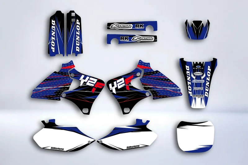 Kit Déco YAMAHA YZF 250 / 426 1998-2002 - BLUE RED