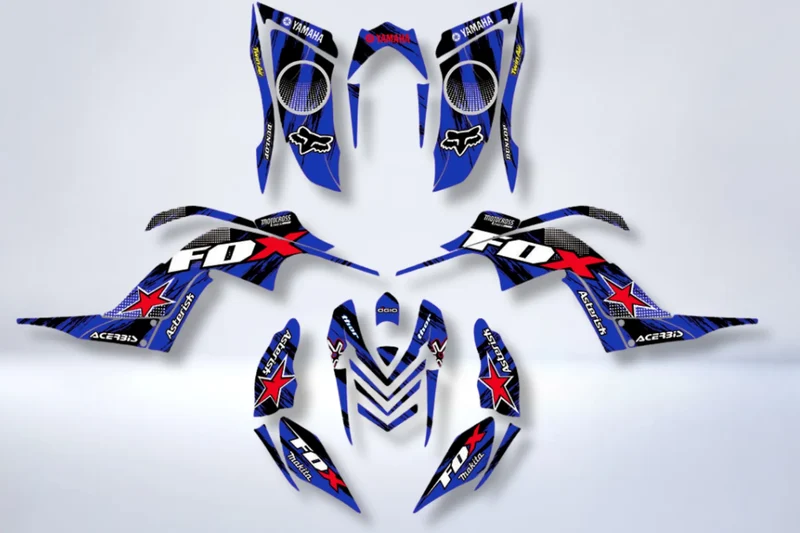 Kit déco Yamaha YFM 700 RAPTOR 2006-2012 - FOX