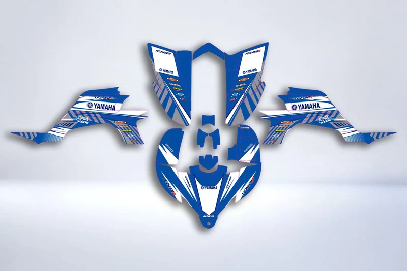 Kit déco Yamaha YFZ 450 R RAPTOR 2004-2008 - BLUE
