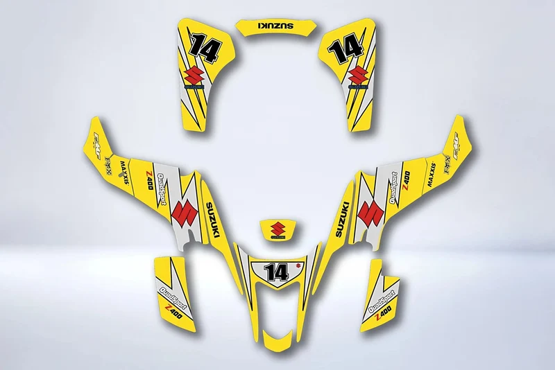 Kit Déco SUZUKI LTZ 400 ORIGINE (modèle carburateur)