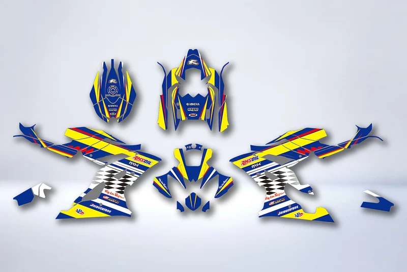 Kit Déco YAMAHA YZF R6 2008-2016 - DAMIER