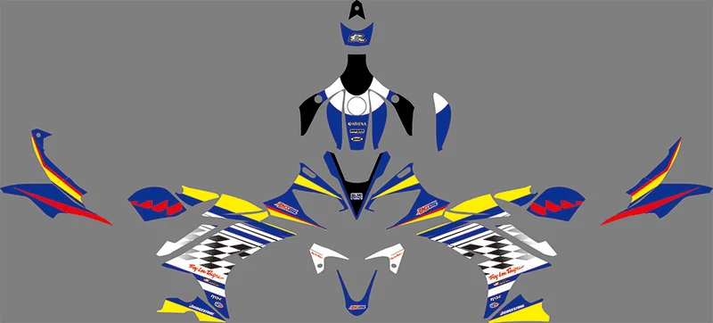 Kit Déco YAMAHA YFZ R15 - DAMIER
