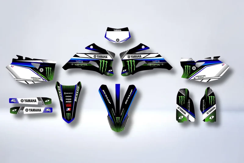 Kit Déco YAMAHA WRF 250-450 2007-2013 - MONSTER #2