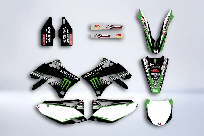 Kit Deco KAWASAKI KXF 450 2009-2011 - MONSTER V3