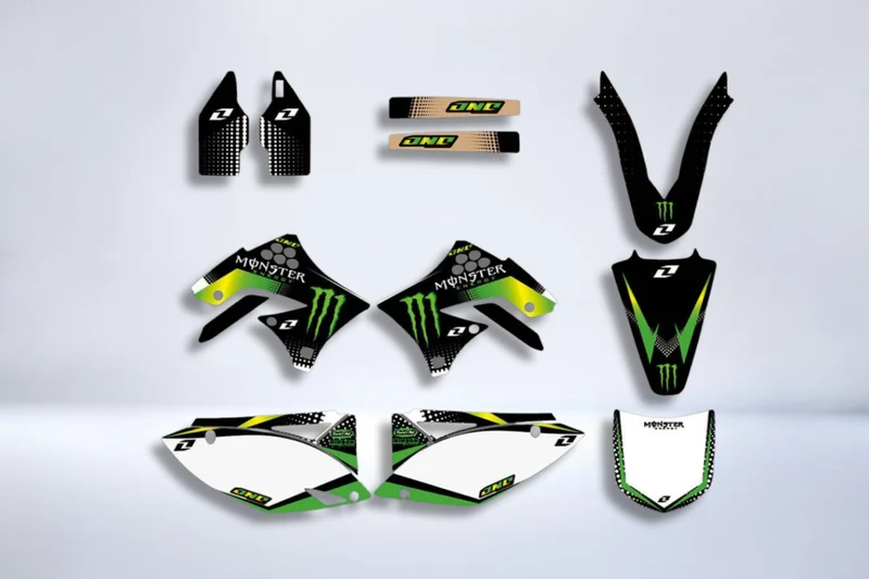 Kit Deco KAWASAKI KXF 450 2009-2011 - MONSTER V2