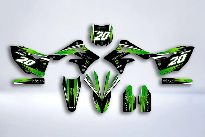 Kit Deco KAWASAKI KXF 450 2012-2013 - MONSTER V4