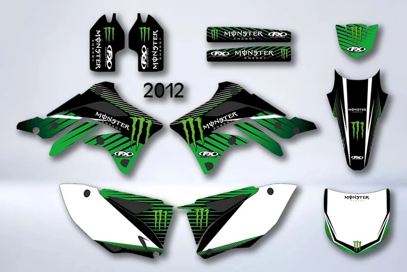 Kit Deco KAWASAKI KXF 450 2012-2013 - MONSTER V2