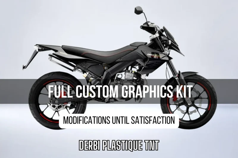 Kit Déco DERBI PLASTIQUE TNT 100% personnalisé
