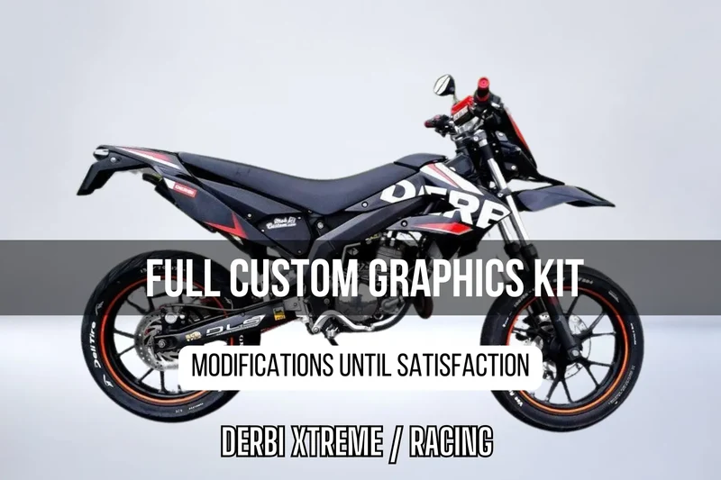 Kit Déco DERBI X-TREME / RACING 2011-2017 100% personnalisé