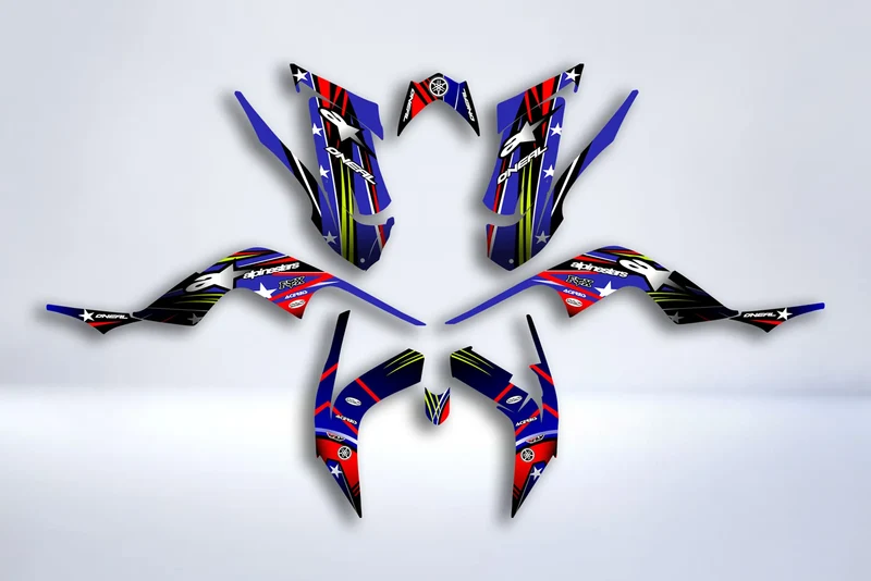 Kit déco Yamaha YFM 700 RAPTOR 2006-2012 - ALPINESTAR