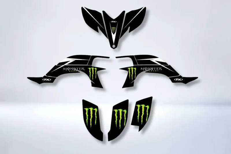 Kit déco Yamaha YFZ 450 R RAPTOR 2004-2008 - MONSTER SIMPLE