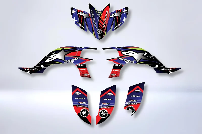 Kit déco Yamaha YFZ 450 R RAPTOR 2004-2008 - ALPINESTAR