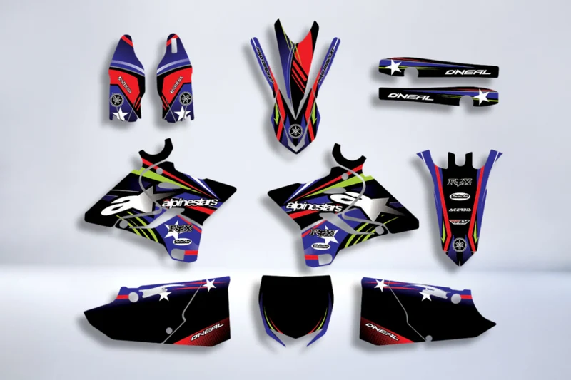 Kit déco YAMAHA YZ 125-250 2015-2021 - ALPINESTAR