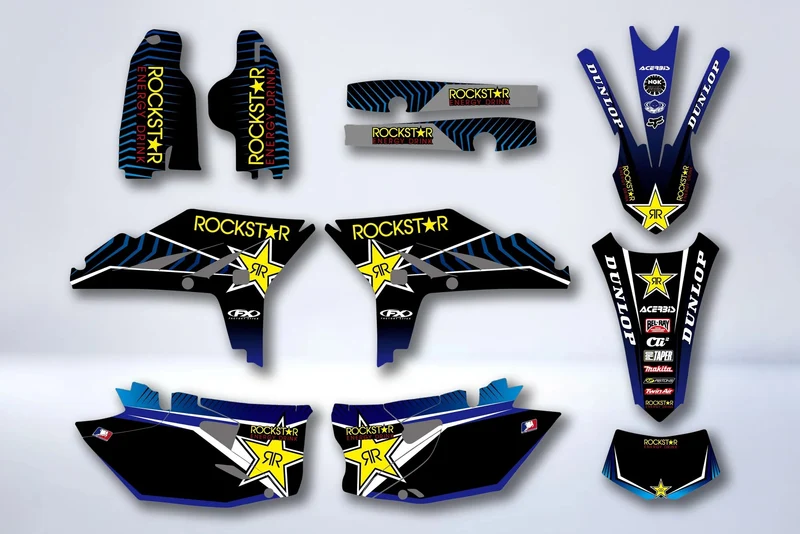 Kit Déco YAMAHA WRF 450 2012-2015 - ROCKSTAR