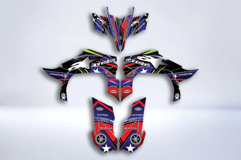 Kit déco Yamaha YFZ 450 R RAPTOR 2009-2013 - ALPINESTARS