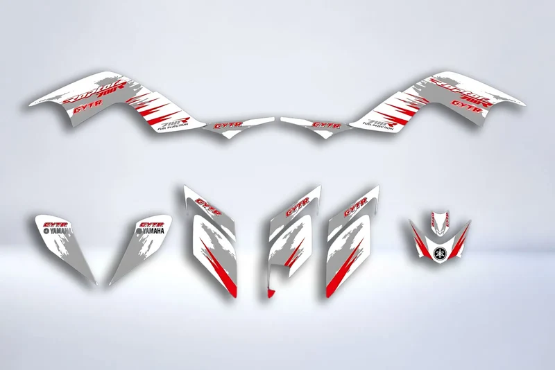 Kit déco Yamaha YFM 700 RAPTOR 2006-2012 - WHITE
