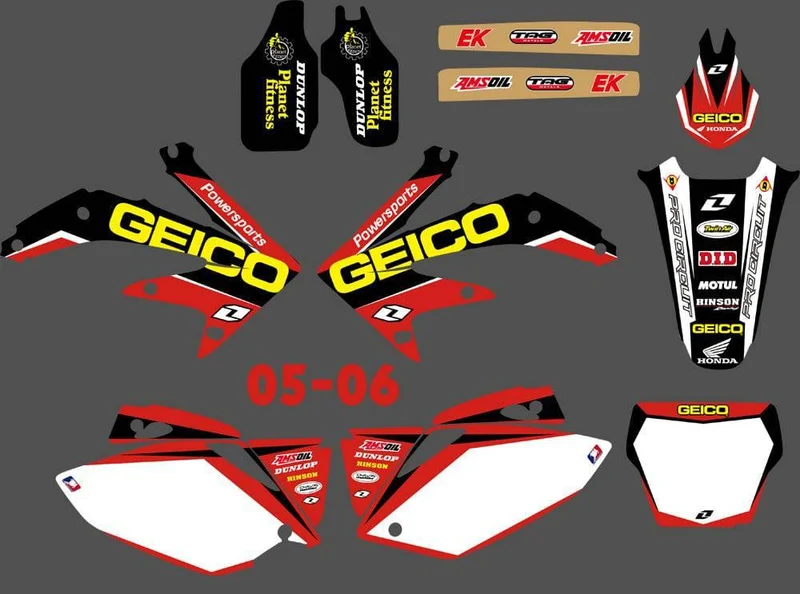 Kit Déco HONDA CRF 450 2005-2008 - GEICO #2
