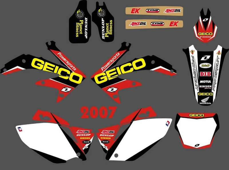 Kit Déco HONDA CRF 450 2005-2008 - GEICO #2