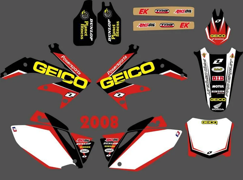 Kit Déco HONDA CRF 450 2005-2008 - GEICO #2