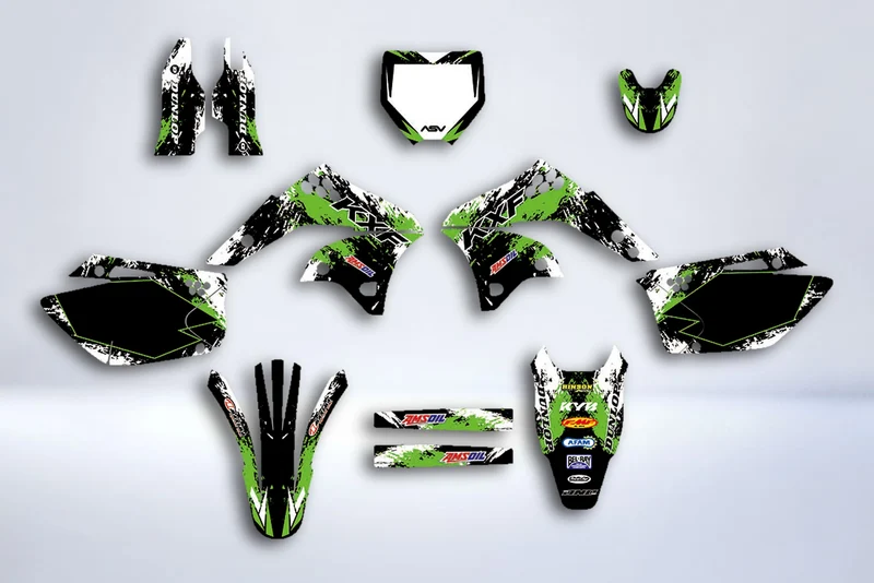 Kit Déco KAWASAKI KXF 250 2006-2008 - GREY FACTORY