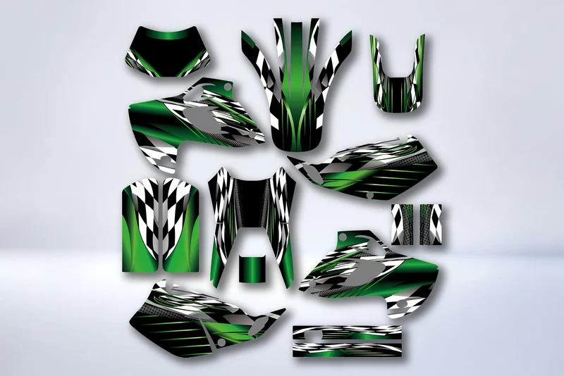 Kit Deco KAWASAKI KLX 250 1993-2007 - DAMIER