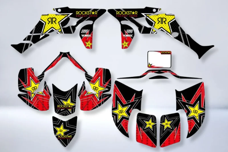 Kit déco HONDA TRX 450 450R 450ER - BLACK ROCKSTAR