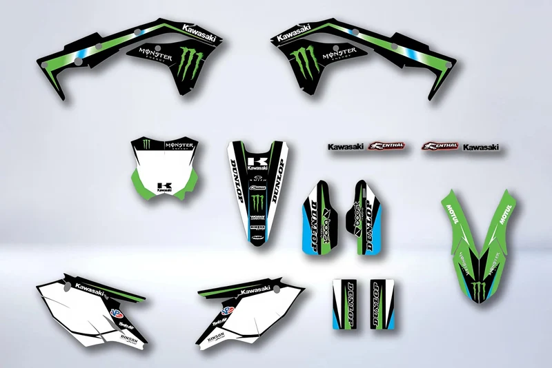 Kit Déco KAWASAKI KXF 250 2017-2020 MONSTER