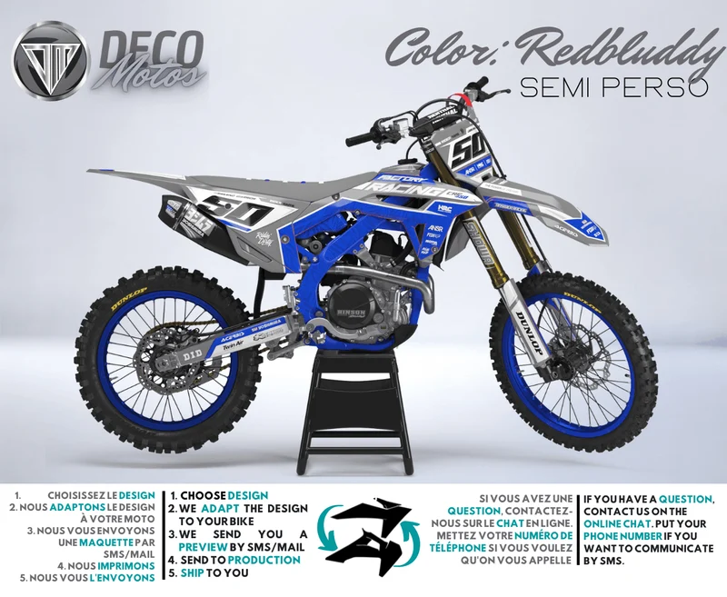 Redbluddy - Kit Déco Semi-Personnalisé