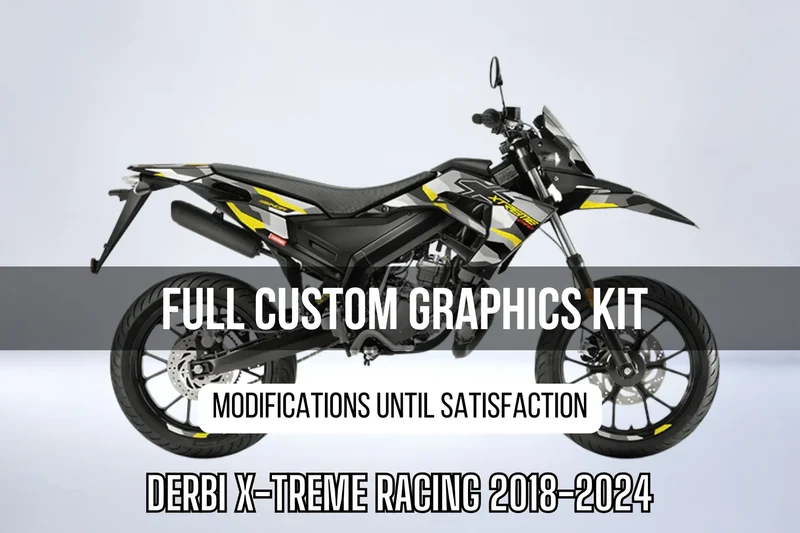 Kit Déco DERBI X-TREME / RACING 2018-2024 100% personnalisé
