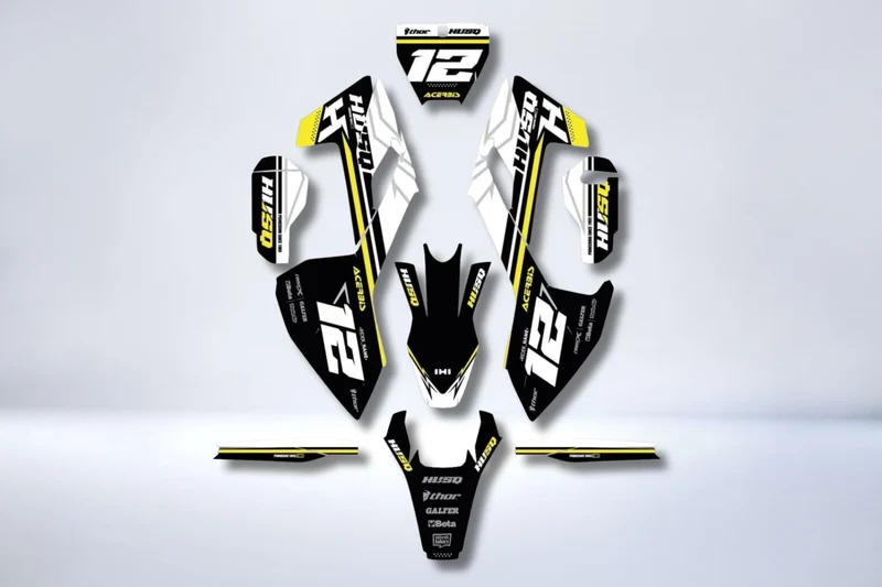 Kit déco HUSQVARNA TE/TC/FE/FC/FX/SMS/WR/CR - Isis