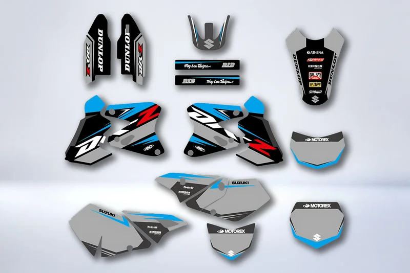 Kit Déco SUZUKI DRZ 400 - BLUE RED