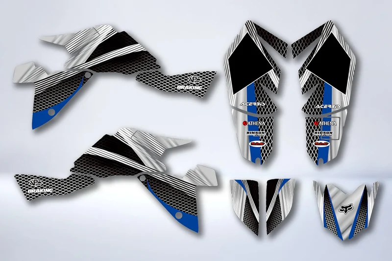 Kit Déco SUZUKI LTZ 400 2009-2015 - GREY BLUE (modèle injection)