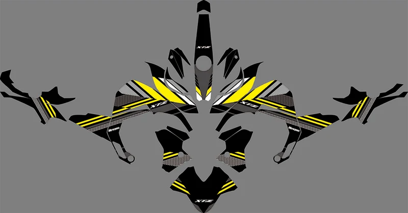 Kit Déco YAMAHA FZ 2.0 - YELLOW