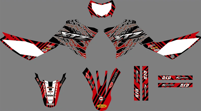 Kit Déco YAMAHA XTZ 125 - RED