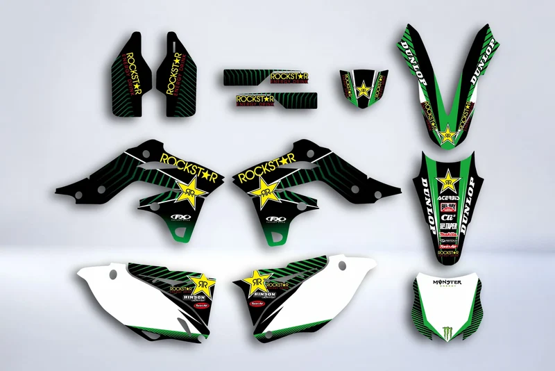 Kit Déco KAWASAKI KXF 250 2013-2016 - ROCKSTAR