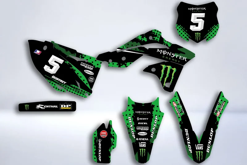Kit Déco KAWASAKI KXF 250 2013-2016 - MONSTER V5