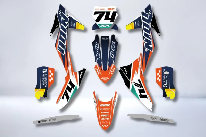 Kit déco KTM adaptable à tous les modèles - HUGIN