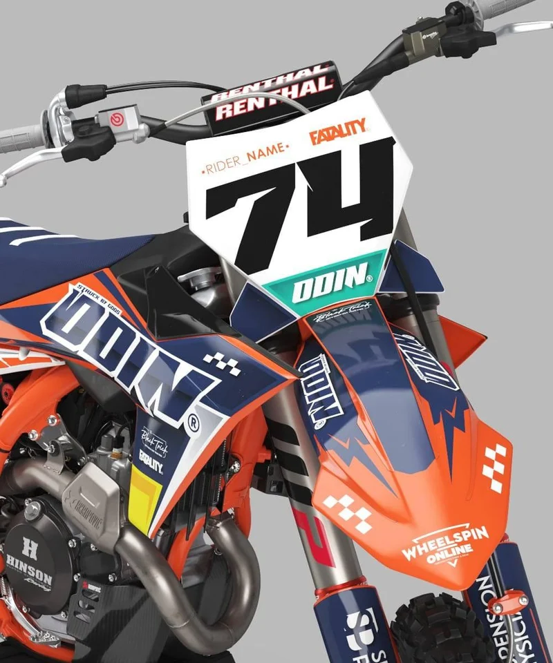Kit déco KTM adaptable à tous les modèles - HUGIN