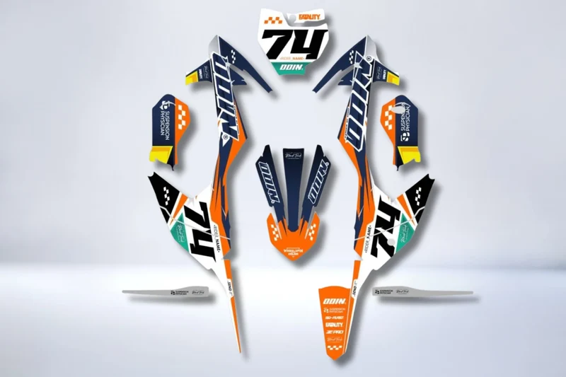 Kit déco KTM adaptable à tous les modèles - Valkyr