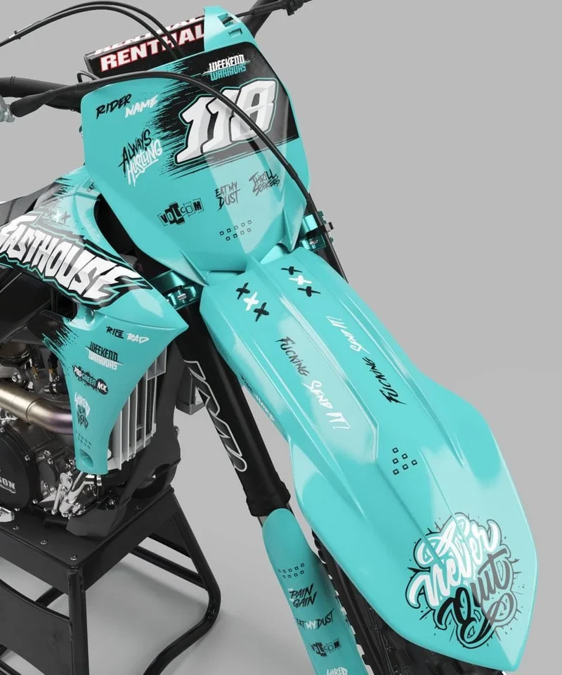 Kit déco KTM adaptable à tous les modèles - FASTHOUSE V2